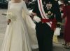 De fiesta, en Sevilla. La princesa Amalia asistió sola a una boda en España con un look muy comentado