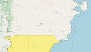 Hay alerta amarilla por viento para este martes 24 de marzo en Chubut: las zonas afectadas