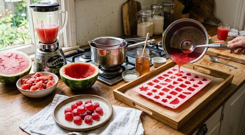 Gomitas de sandía caseras: cómo hacerlas con tres ingredientes, paso a paso