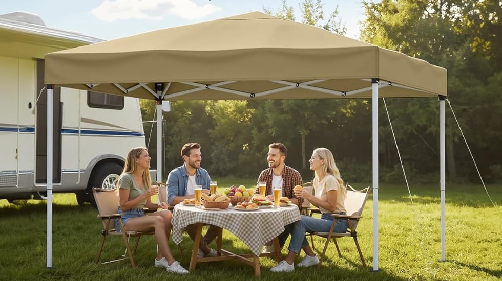 Ideal para una comida al aire libre o un día de camping.