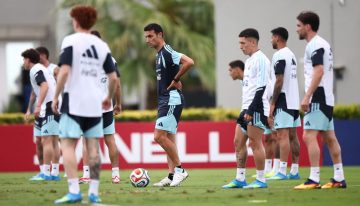 Scaloni confirmó que Messi será titular ante Zambia en la Bombonera