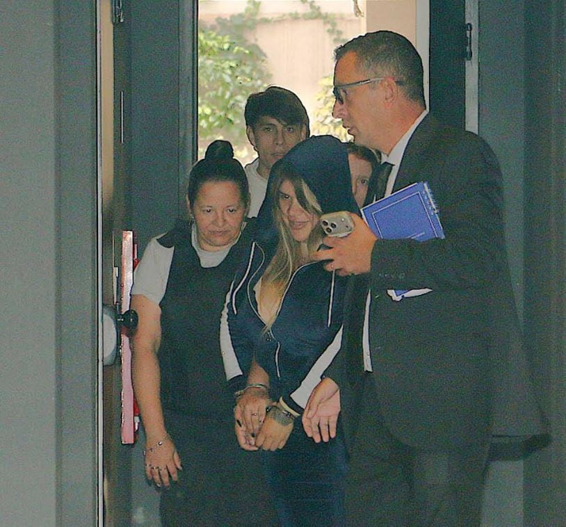 Así fue el reciente traslado el 11 de marzo de Morena Rial cuando le concedieron la prisión domiciliaria tras permanecer cinco meses detenida en la Unidad 51 de Magdalena. (Foto: Movilpress)