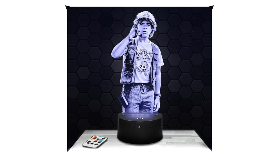 Lámpara con efecto holograma en 3D.