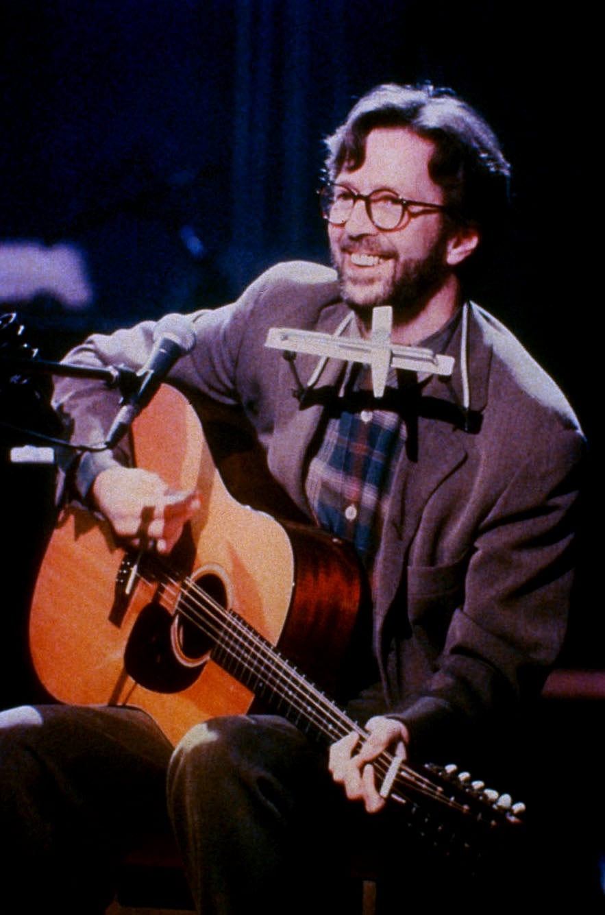 Eric Clapton en el Mtv Unplugged de 1992
