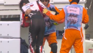 El duro accidente de Ollie Bearman cuando intentaba pasar a Franco Colapinto en el GP de Japón