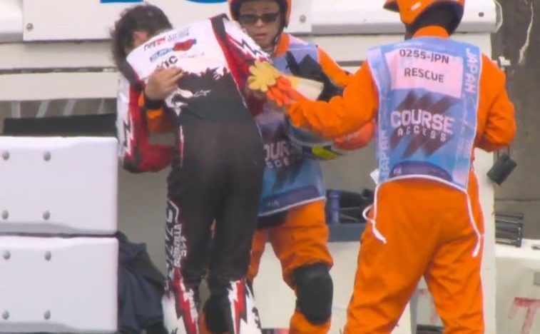 El duro accidente de Ollie Bearman cuando intentaba pasar a Franco Colapinto en el GP de Japón