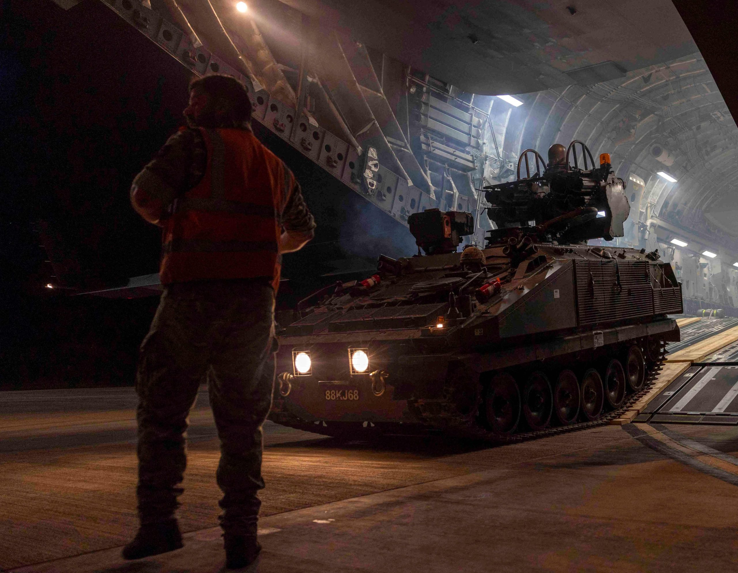 Esta imagen, distribuida el 23 de marzo de 2026 y recibida el 24 de marzo de 2026 por el Ministerio de Defensa del Reino Unido