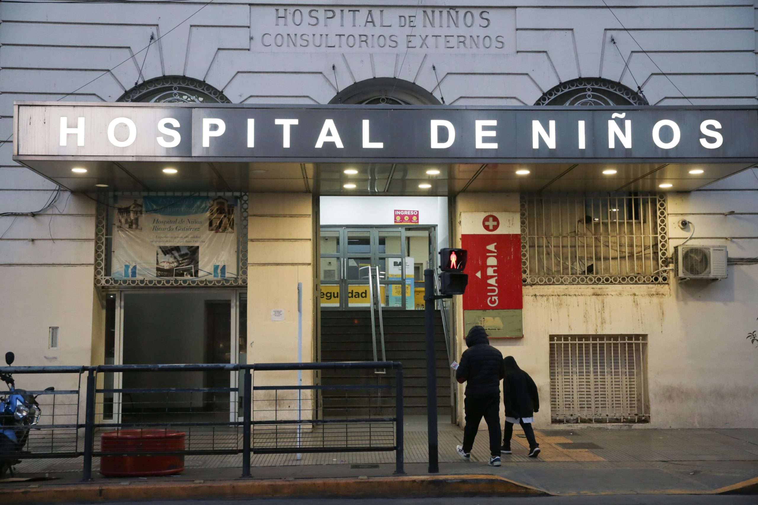 El Hospital de Niños Ricardo Gutiérrez, donde trabajaba Zalazar