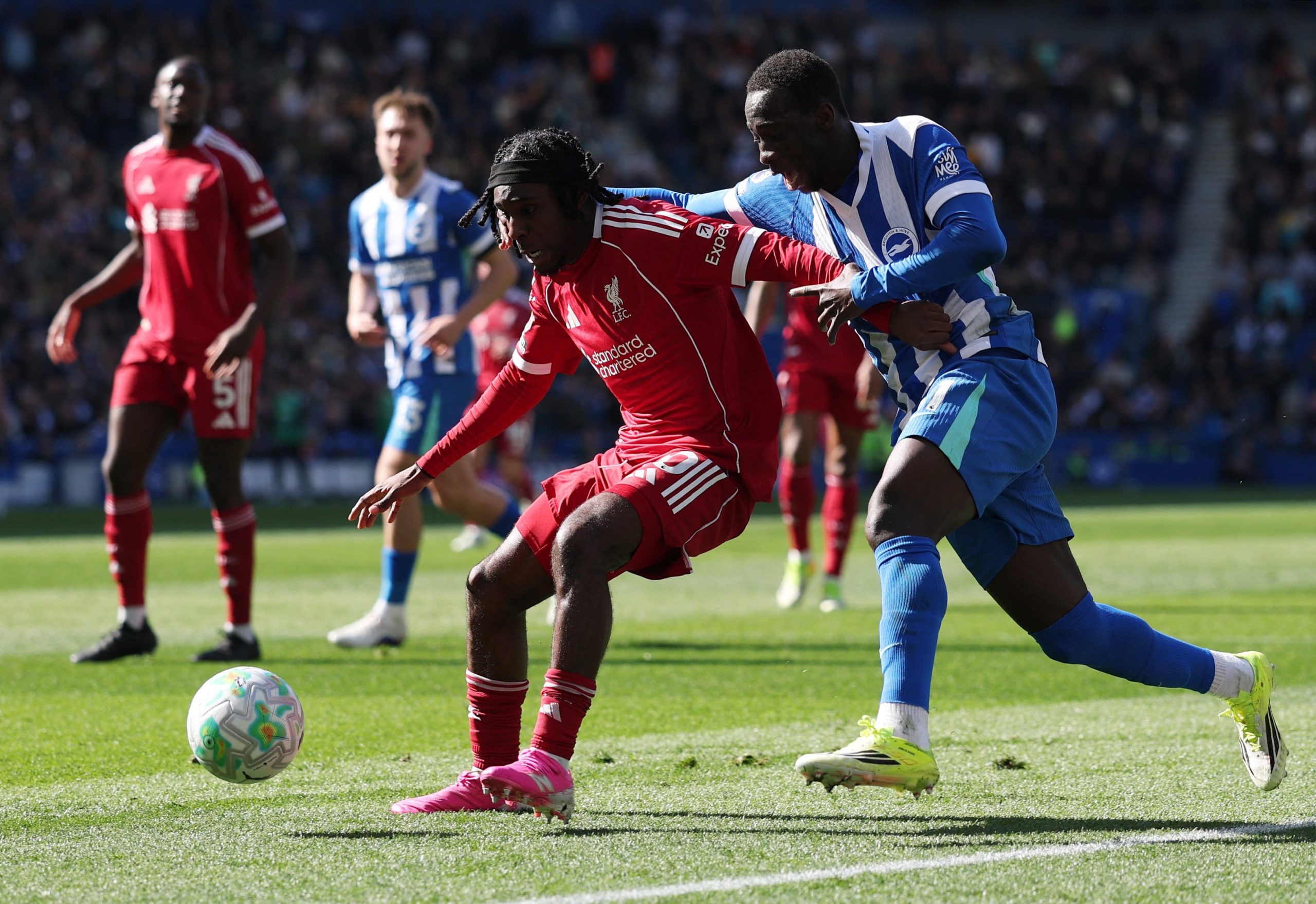 Brighton vs Liverpool por la fecha 31 de la Premier League del 2026.