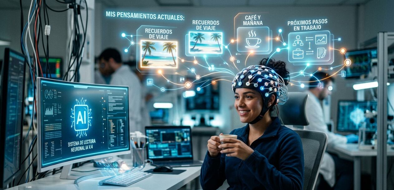 Gracias a este descubrimiento, personas con parálisis, afasia u otras dificultades neurológicas podrían comunicarse sin hablar. (Foto: Imagen ilustrativa generada con IA).