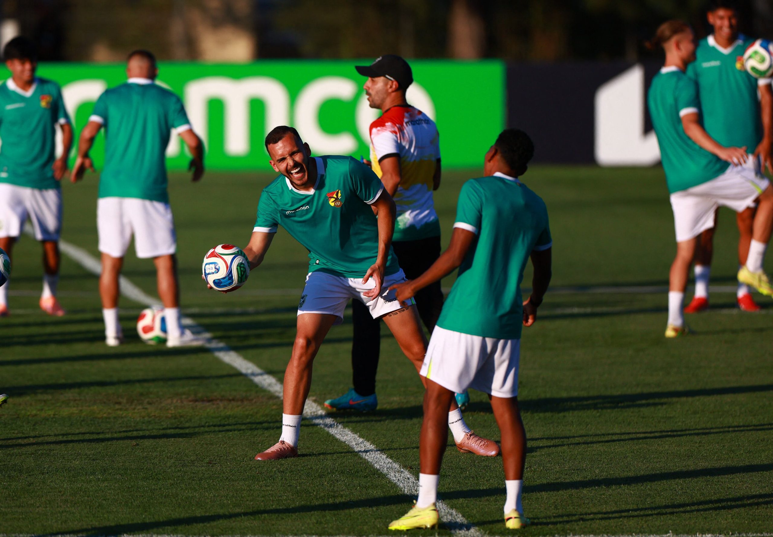 La selección boliviana se entrenó en Monterrey antes del inicio del repechaje internacional. (Foto: Reuters) 