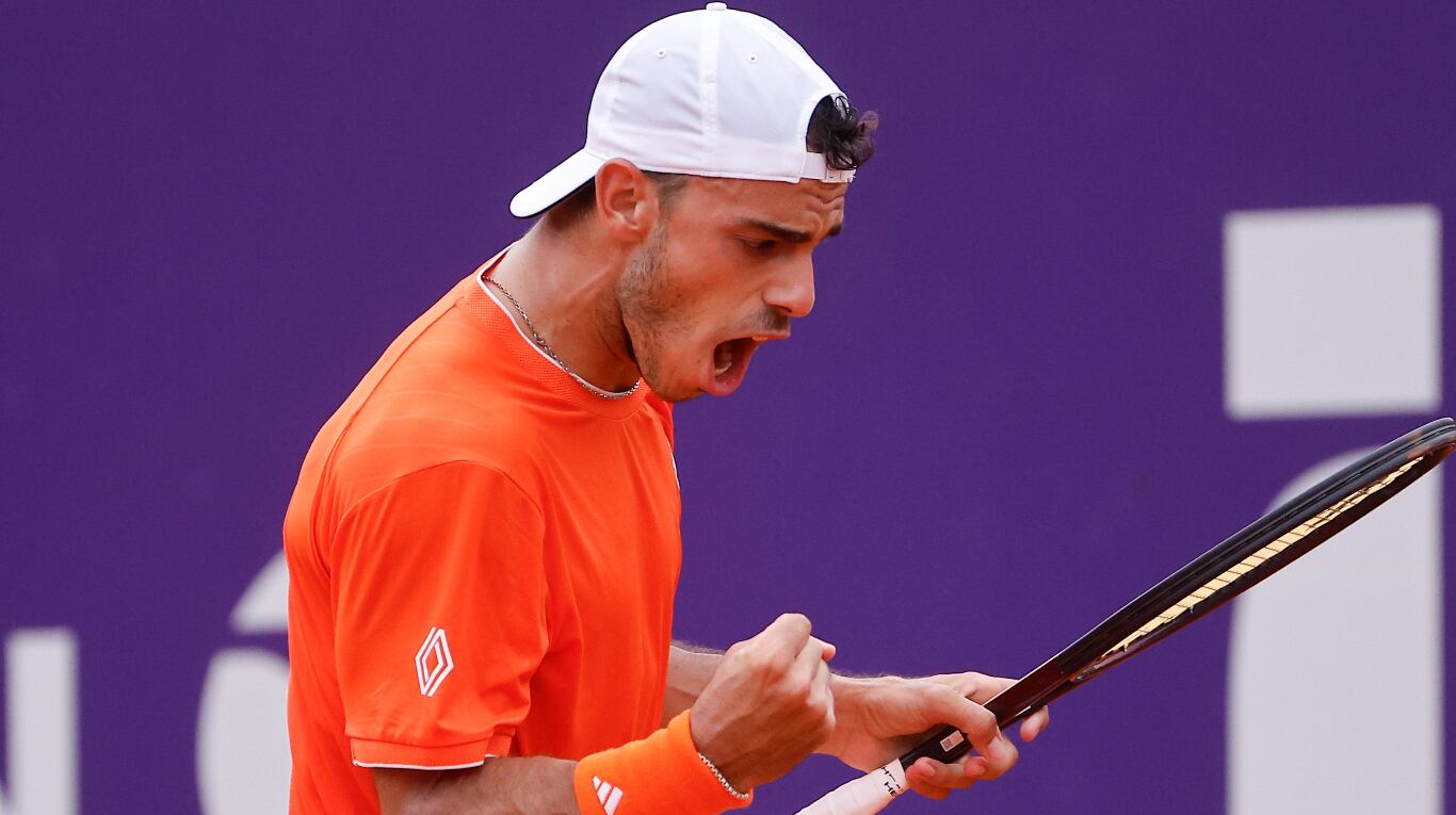 Francisco Cerúndolo dio el batacazo ante Medvedev y quiere seguir avanzando en Miami. (Foto: EFE)