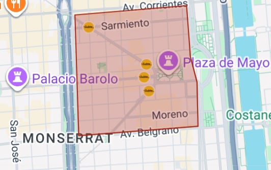 El área que será mayormente afectada por los cortes de este martes