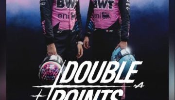 La reacción del piloto de reserva Paul Aron luego de que Franco Colapinto sumara sus primeros puntos en Alpine