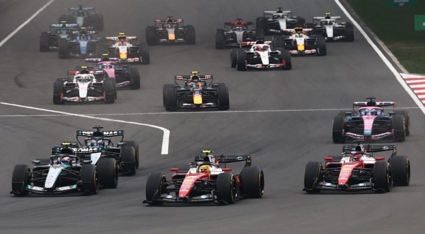 Video: el momento en el que Franco Colapinto alcanzó transitoriamente el segundo lugar en el GP de China