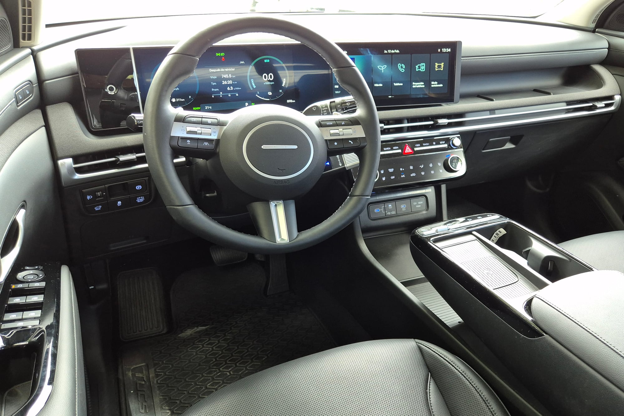 Pura tecnología en el interior del Hyundai Tucson HEV