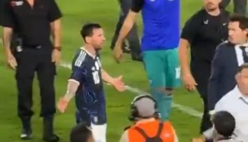 El inesperado enojo de Lionel Messi luego de la goleada de la Selección argentina contra Zambia