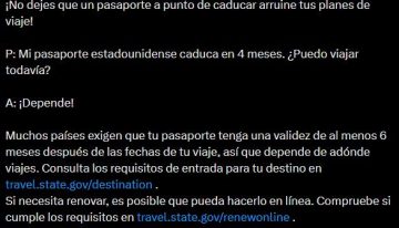 Estados Unidos advierte el error común con el pasaporte que podría dejarte sin viajar en 2026