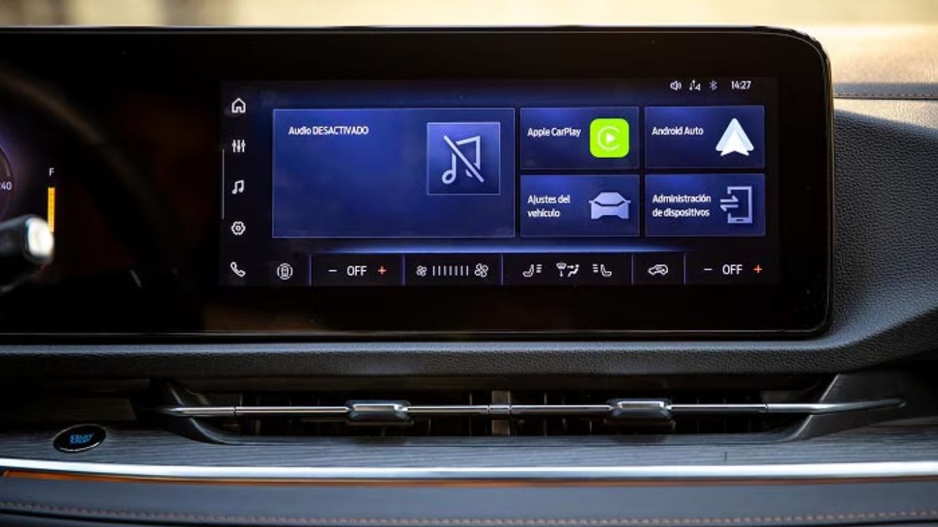 La pantalla táctil es de 12,9 pulgadas. Foto: Ford.