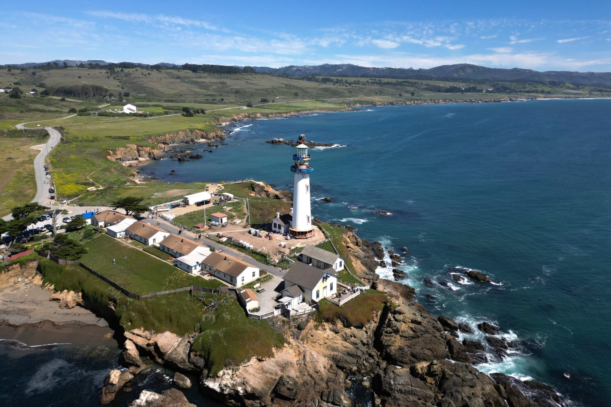 Los planes para una expansión del Pigeon Point Light Station State Historic Park de San Mateo / oficina del gobernador de California