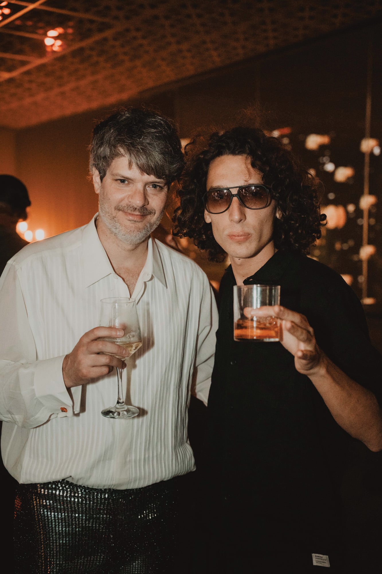 Benicio Mutti Spinetta, el hijo de Catarina Spinetta y Nahuel Mutti, con los tragos de Inés De Los Santos