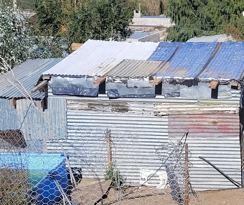 Casa de la mamá de Ángel, el niño de 4 años, que murió en Comodoro Rivadavia