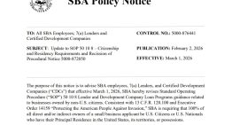 La SBA deja fuera a titulares de green card: migrantes dueños de negocios pierden acceso a préstamos