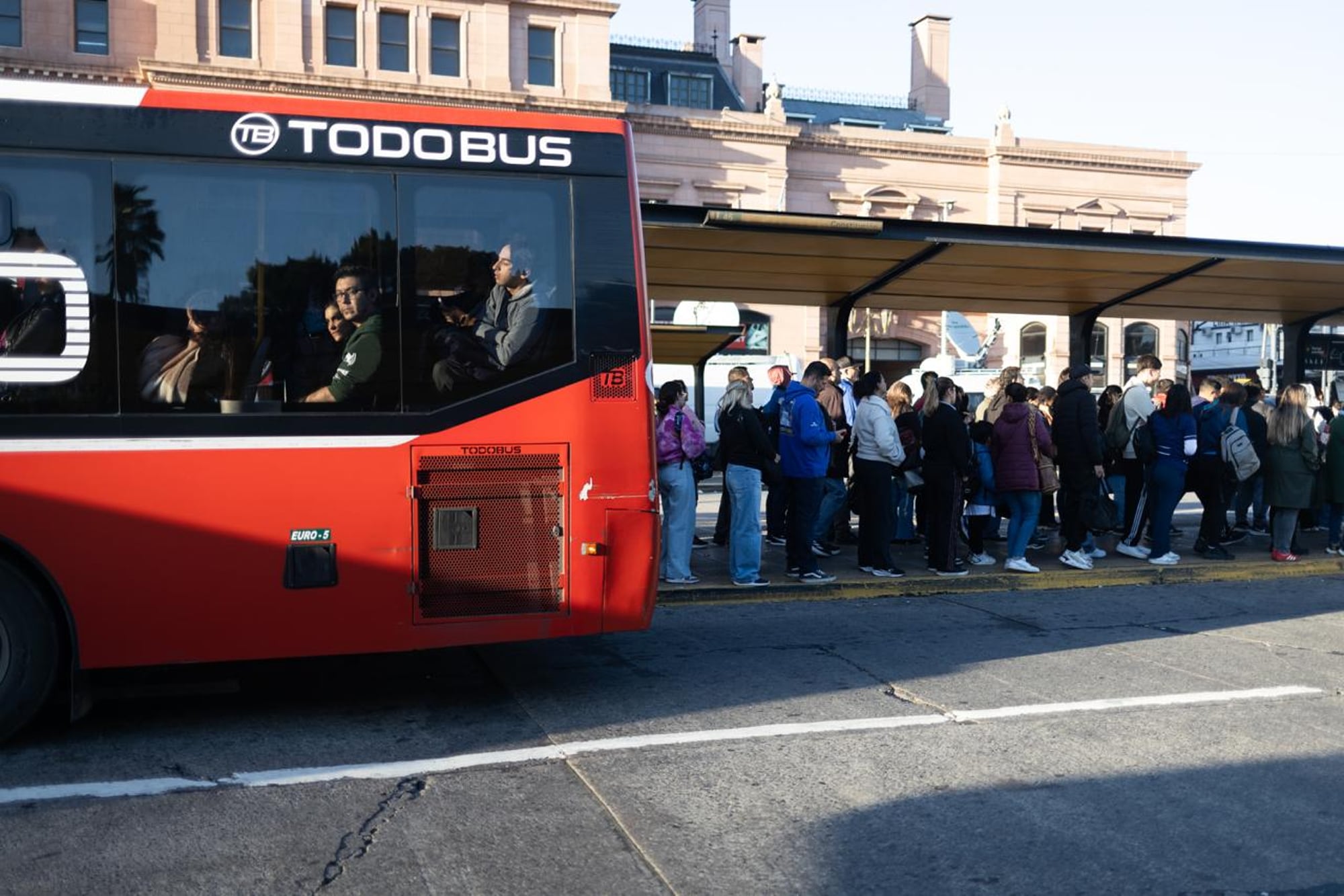 Los motivos por la baja en la frecuencia en los colectivos este jueves 9 de abril