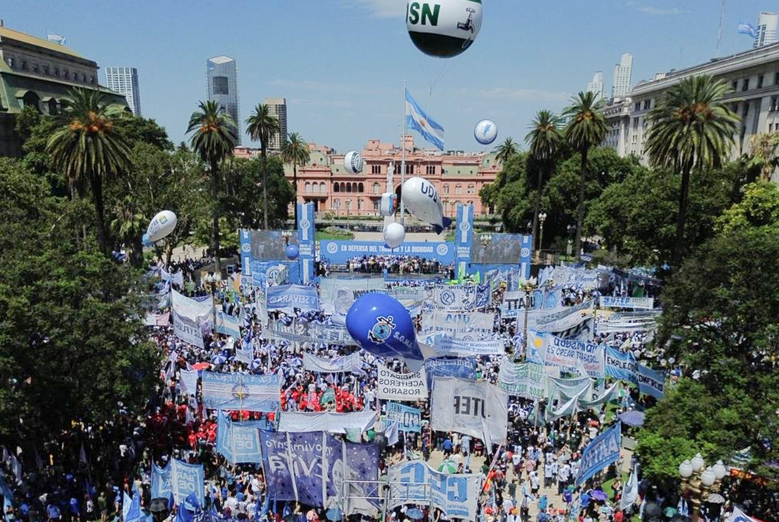 La CGT convocó a una nueva marcha en plaza de Mayo