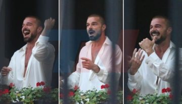 Banderas, regalos y euforia: las fotos del impactante recibimiento de los fans a Ricky Martin y su reacción