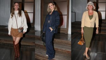 De Pampita a Maru Botana: las fotos de los famosos en un desfile top en Pilar