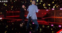 Abel Pintos se sorprendió al ver el gran parecido físico que tenía con un camionero que cantó en “Es mi sueño”