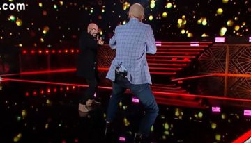 Abel Pintos se sorprendió al ver el gran parecido físico que tenía con un camionero que cantó en “Es mi sueño”