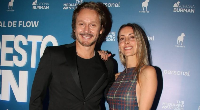 Benjamín Vicuña fue junto a Anita Espasandín a la premiere de su nueva serie: las fotos del evento