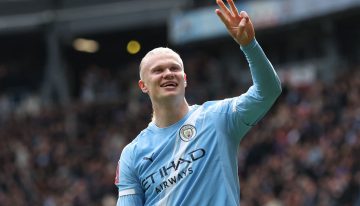 Manchester City goleó a Liverpool con un hat trick de Haaland y avanzó a la semifinal de la FA Cup