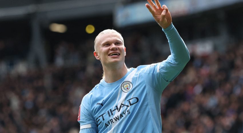 Manchester City goleó a Liverpool con un hat trick de Haaland y avanzó a la semifinal de la FA Cup