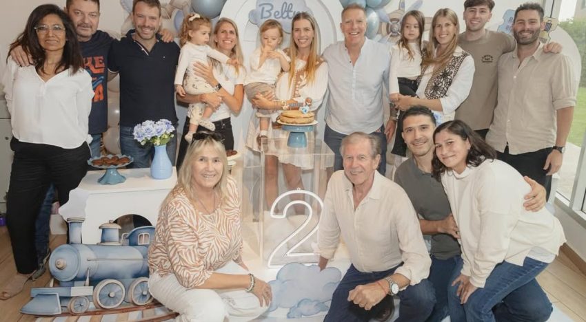 Alejandro Fantino y Conie Mosqueira celebraron los dos años de su hijo Beltrán: las fotos de la fiesta