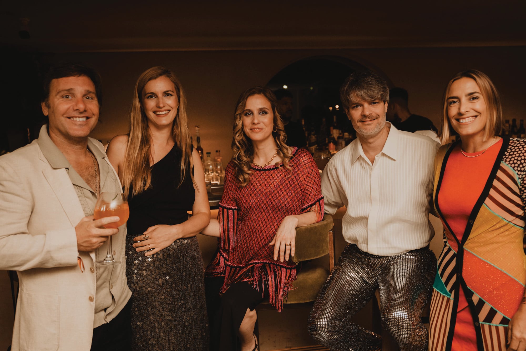 Roberto “Roby” Martínez, Delfina Muniz Barreto, Delfina Braun, Edo y Ximena Alfaro