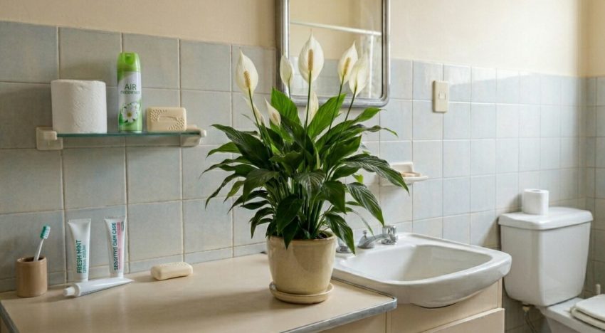 Ni potus ni helecho: la planta ideal para tener en el baño porque absorbe humedad y evita el moho