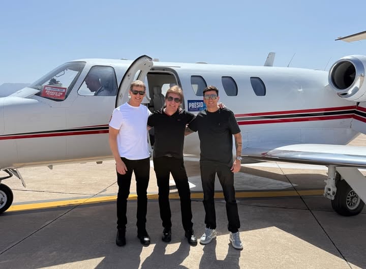 Dante Gebel junto a Juan Pablo Brey y su socio Daniel Darling