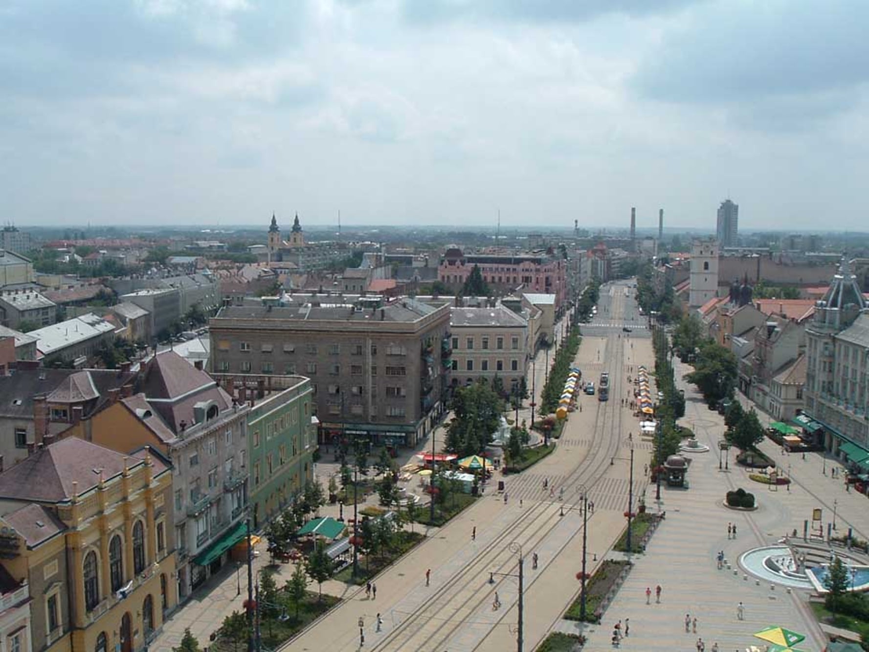 La ciudad de Debrecen, Hungría