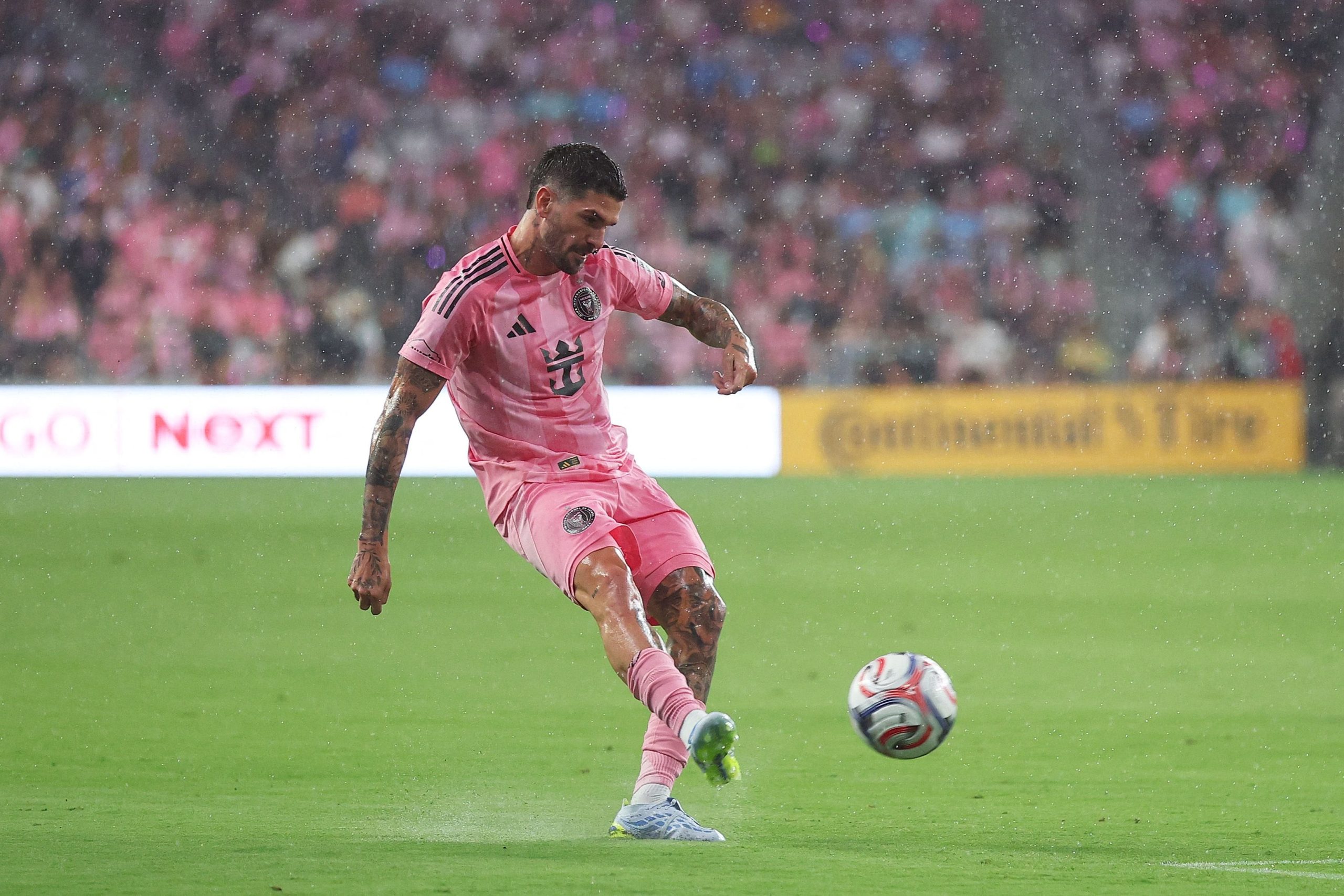 Rodrigo De Pul durante el duelo con Austin FC