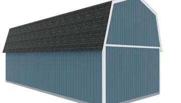 El granero de dos pisos que Home Depot vende por menos de US$13.000 en 2026 y puede usarse como vivienda