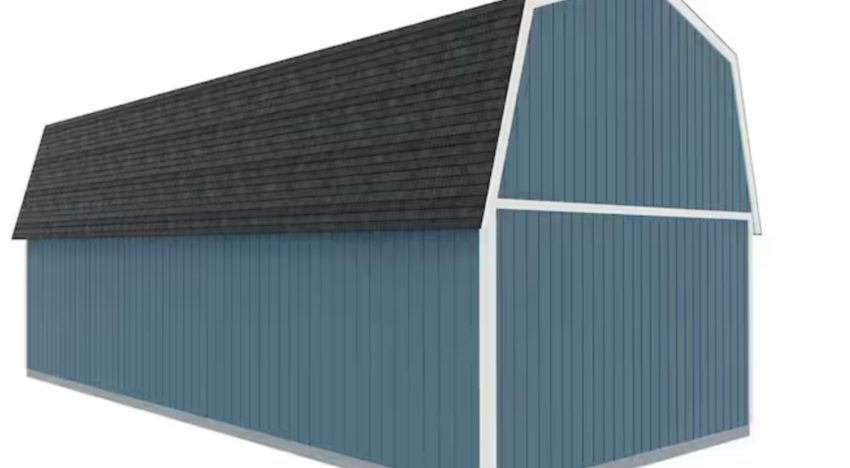 El granero de dos pisos que Home Depot vende por menos de US$13.000 en 2026 y puede usarse como vivienda