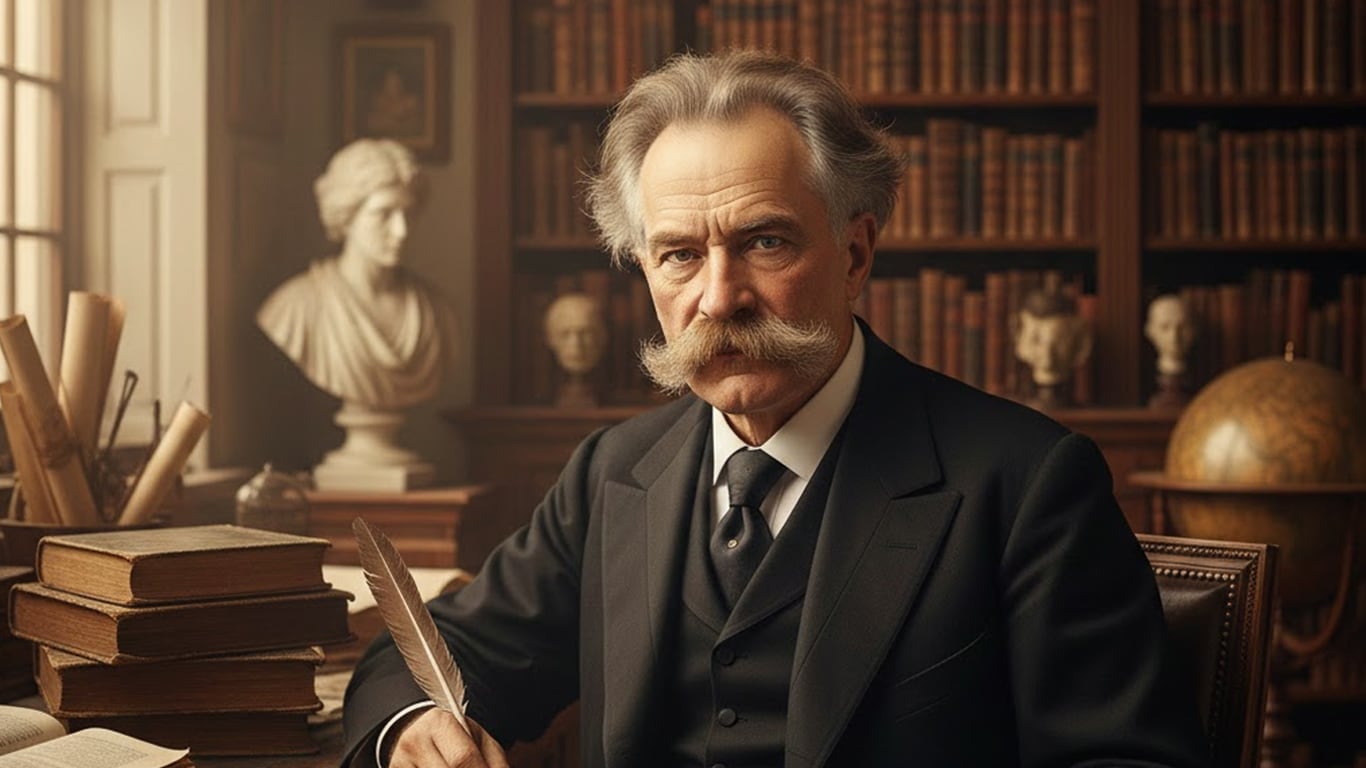 Nietzsche fue uno de los grandes pensadores sobre la moral y la conducta humana. (Imagen ilustrativa generada con IA)