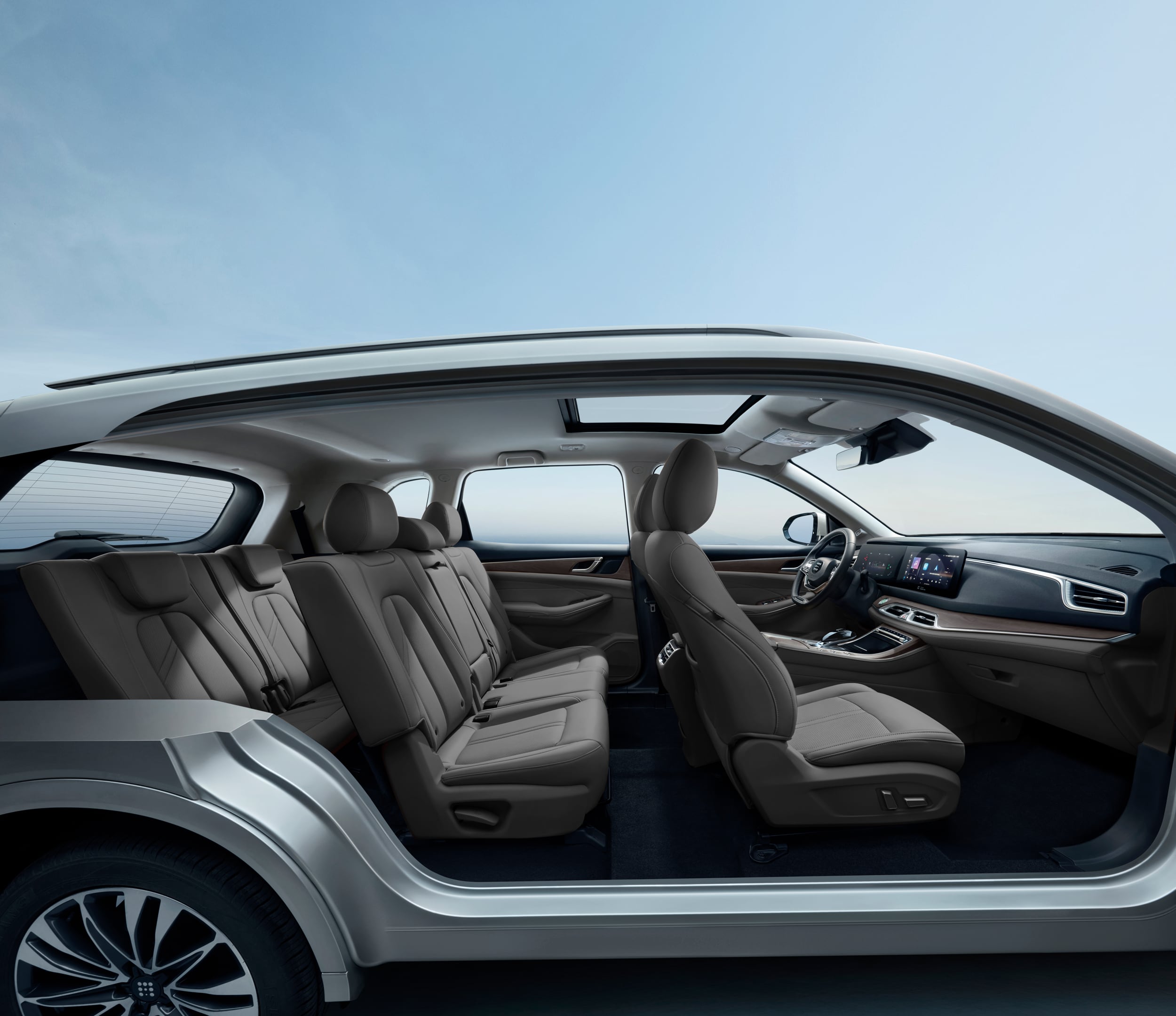 El SUV tiene una capacidad máxima de siete pasajeros