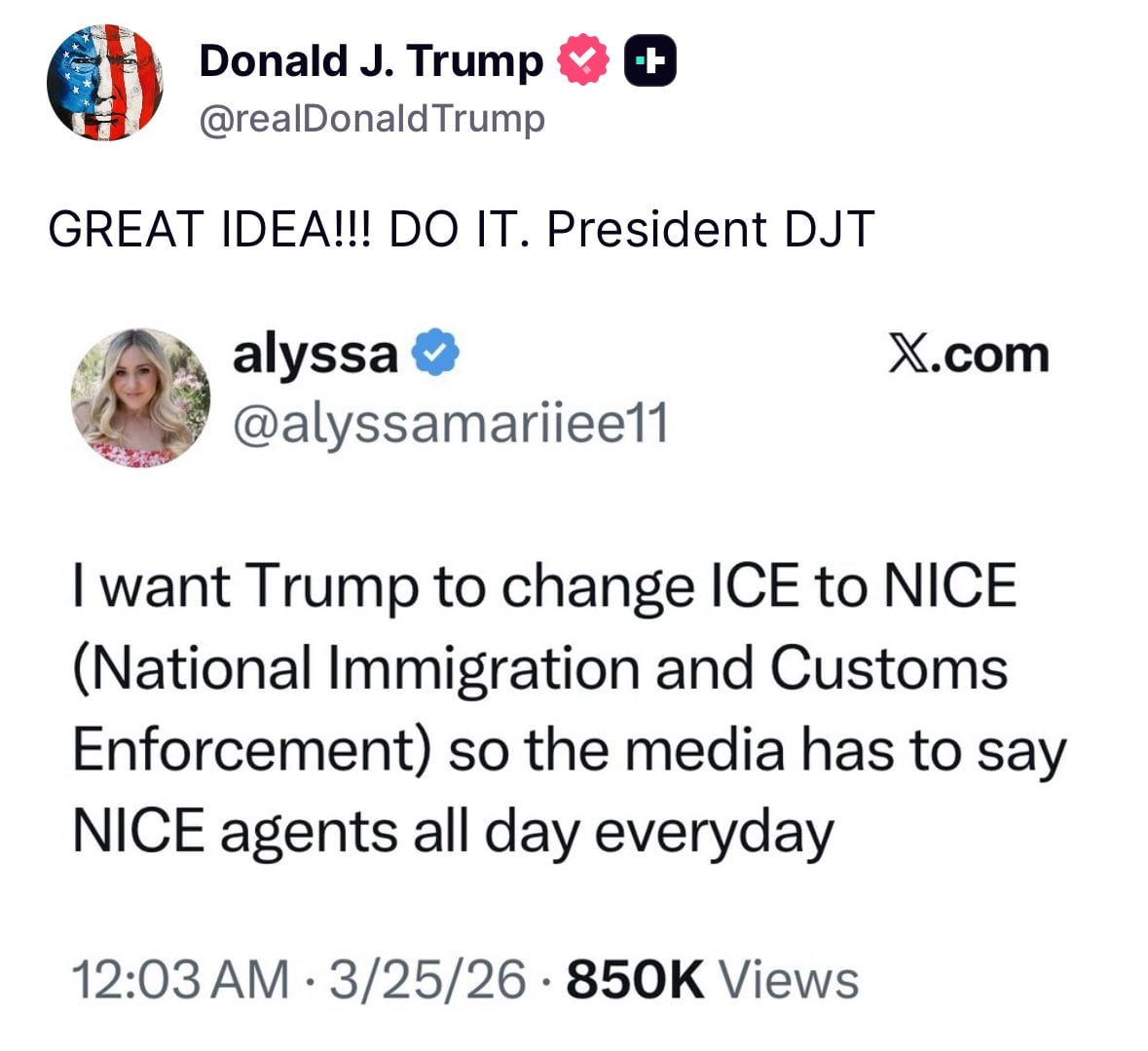 Buscan cambiar el nombre del ICE a NICE impulsado principalmente por una estrategia de comunicación para influir en la narrativa de los medios de comunicación