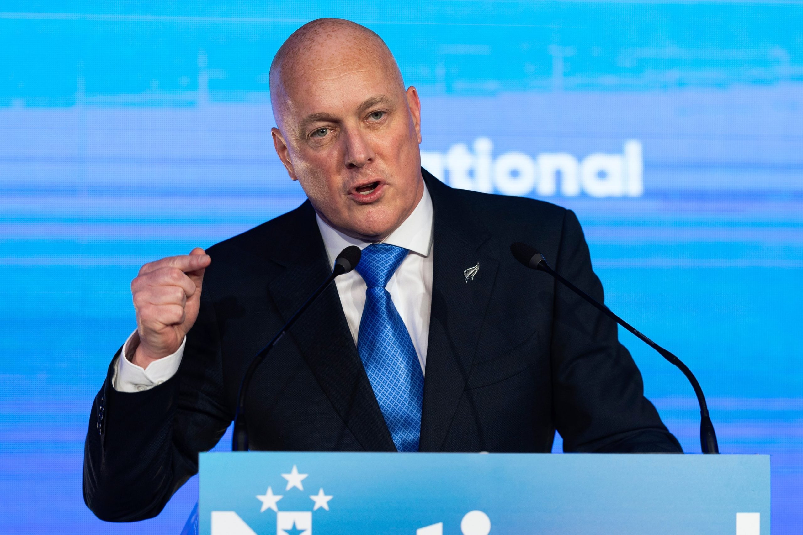 El primer ministro de Nueva Zelanda, Christopher Luxon