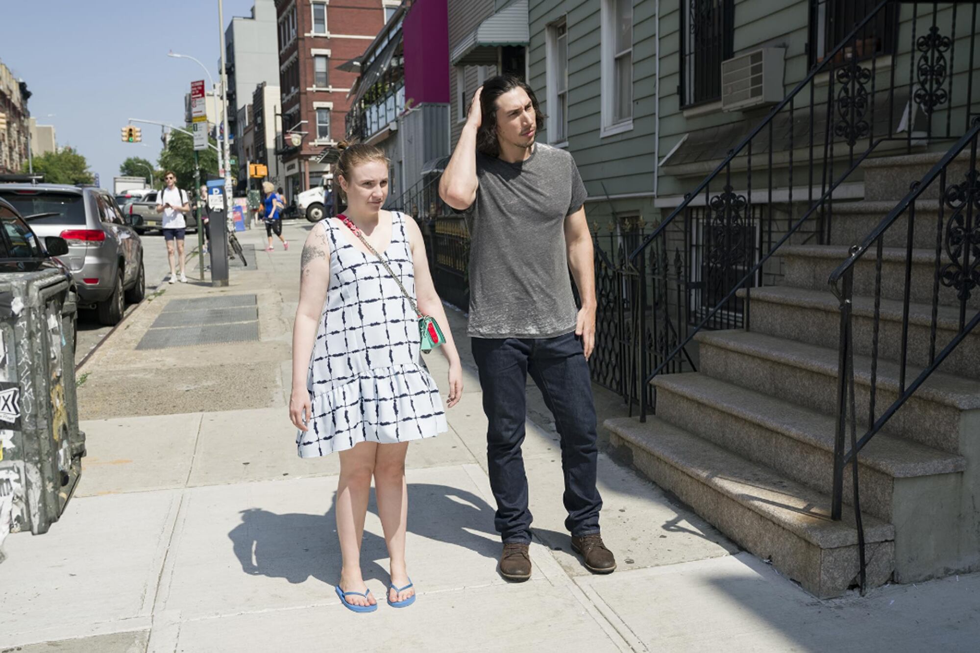 En la serie de HBO, Dunham y Driver interpretaban a una pareja tóxica