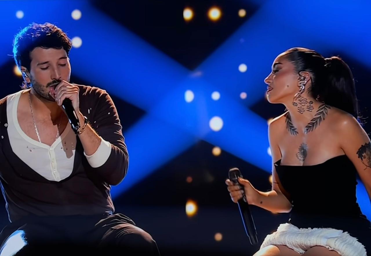 Maria Becerra con total looks fabulosos en La voz Foto: @andreaeguidomuah